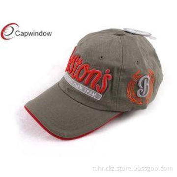 3D Embroidered 100 Cotton Baseball Caps , Adjusteble Fitted